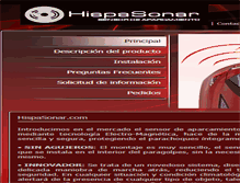Tablet Screenshot of hispasonar.com